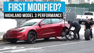 First Modified 2024 Tesla Model 3 Performances  Day 1 Review and Teardown [upl. by Notrom]