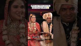 Always listen to what your dad says at your wedding 😂 indianwedding shaadi phere [upl. by Asert]