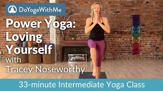 Power Yoga with Tracey Noseworthy Loving Yourself [upl. by Ahtaela]