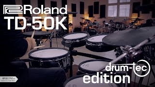 Roland TD50K electronic drums drumtec edition upgrade [upl. by Ilenay336]