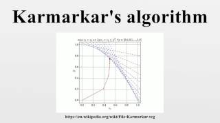 Karmarkars algorithm [upl. by Tnek]