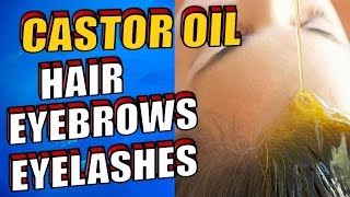 The Benefits of How to Use Castor Oil to Thicken amp Regrow Hair Eyelashes and Eyebrows [upl. by Anitirhc]