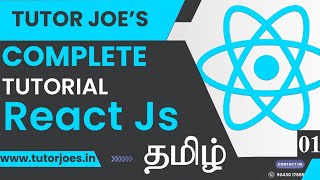 React JS Complete Tutorial in Tamil  Tutor Joes [upl. by Siri]