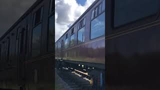 GWR hall class 6990 ‘witherslack hall’ leaving watchet station the west Somerset railway [upl. by Notterb647]