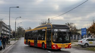 Przejazd MAN NL253 Lions City Hybrid 9515 Mobilis  Linia C50 [upl. by Atnovart]