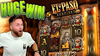 BIG WIN on New Slot  El Paso Gunfight [upl. by Eselehs]