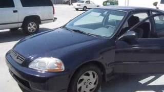 1997 Honda Civic DX Hatchback Car FOR SALE [upl. by Swanhilda]