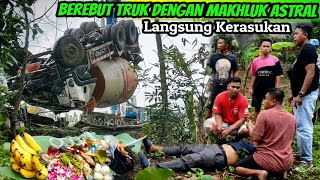 Ritual Sesaji Berebut Truk Molen Dengan Makhluk Astral Pria ini Langsung Terpental‼️ [upl. by Aidne]