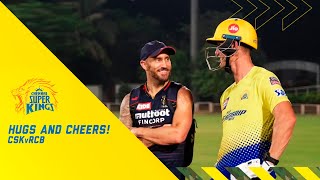 Faf meets up with the Chennai Super Family ahead of the CSK vs RCB clash [upl. by Edward]