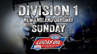 Division 1 NHRA Lucas Oil Drag Racing Series from New England Dragway Sunday [upl. by Ettenahs591]