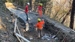 Genova  Proseguono i lavori per la strada dei forti 221223 [upl. by Koziarz800]