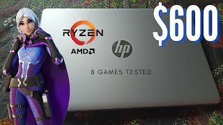 Hp 255 G8 5500U Best Gaming Laptop Under 600  8 Games Tested 2022 [upl. by Squires]