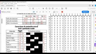 WISC IV Conversión de Puntuaciones Parte1 [upl. by Ahsert]