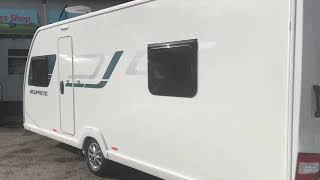 Swift Sprite Major 4 EB 2019 fixed bed 4 berth for sale at North Western Caravans [upl. by Erbes953]