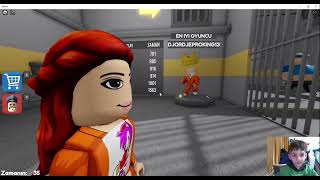 ROBLOX HAPİSHANEDEN TEHLİKELİ KAÇIŞ ENES EFE VE EYLÜL ELA [upl. by Etteyniv308]