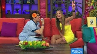 Doña Meche interrogó a Ximena Córdoba la nueva reportera del clima  Despierta América [upl. by Debbee]