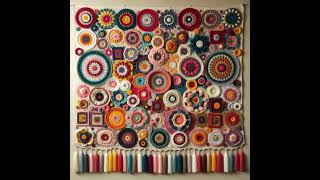 crochet wall hangings  wall hanging craft ideas 😍 [upl. by Laira268]