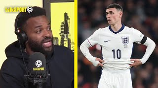 quotWHERE DOES HE PLAYquot Darren Bent WARNS Phil Foden Could STRUGGLE To Get Back In The England Squad [upl. by Stralka952]