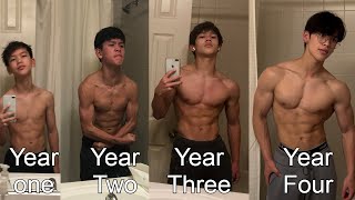 Nicolas Berndt 4 Year Natural Body Transformation 1216 [upl. by Dloreh]