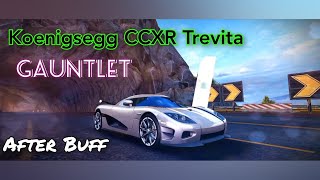 Asphalt 8  Gauntlet races with Koenigsegg CCXR Trevita😱 [upl. by Dulcea]