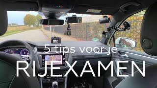 5 TIPS VOOR JE RIJEXAMEN [upl. by Disario]