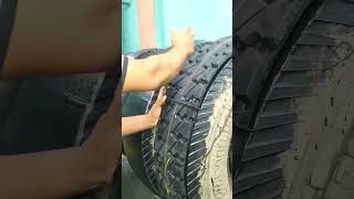 Car tire retreading process [upl. by Nosa]