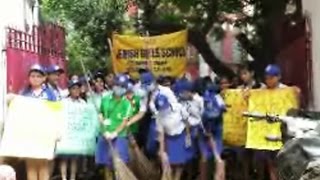 Mere10Guz Jewish Girls School Kolkata Participated In The CleanUp Drive [upl. by Naamann851]