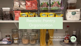 NEW Pantry Organization Tips and Ideas for New Construction Home [upl. by Aekahs348]