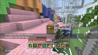 Minecraft Xbox Candyland Hunger Games Noooo [upl. by Llorre]