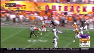 Outback Bowl Highlights Evan Berry 100Yard Interception Return For Touchdown [upl. by Tutankhamen277]