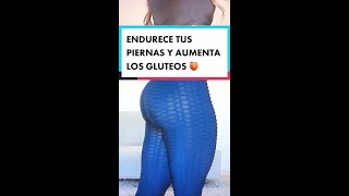 RUTINA de EJERCICIOS para ENDURECER PIERNAS Y AUMENTAR GLÚTEOS 🍑 EN CASA [upl. by Sima]