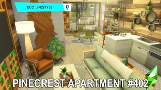 🌿 PLANT LOVERS APARTMENT  ECO LIFESTYLE  Sims 4 Speed Build  NoCC 🌱 [upl. by Sayers]