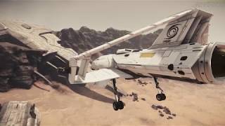 Star Citizen  Visitamos la Javelin estrellada en Daymar Alpha 301 [upl. by Bron]