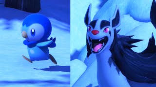 Mightyenas hunt Piplup 😨 [upl. by Putnam914]