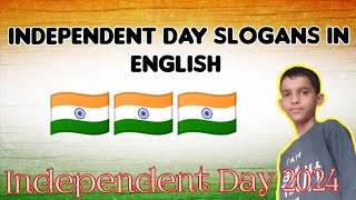 Independent Day Slogans In English  Slogans In English  DesignYourStudy [upl. by Baniaz]