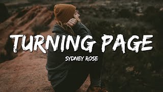 Sydney Rose  Turning Page Lyrics [upl. by Netsrek]