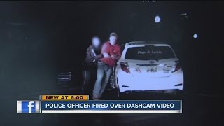 officer fired over dashcam video [upl. by Saffian]