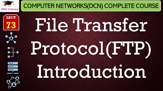 L73 File Transfer ProtocolFTP Introduction  Data Communication Network Lectures in Hindi [upl. by Uwkuhceki]