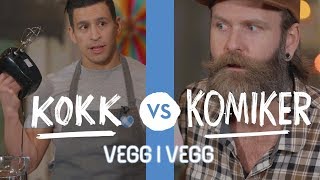 Adam Schjølberg og chocolate explosion cake💥  Veggivegg challenge  TINE Kjøkken [upl. by Westney]