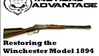 Restoring the Winchester Model 1894 PT 1 Stock and foregrip Removal [upl. by Gnoix634]