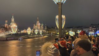 БЕЗ САЛЮТА НА КРАСНОЙ ПЛОЩАДИ НОВЫЙ ГОД 2023  WITHOUT FIREWORK FOR NEW YEAR IN MOSCOW 2023 [upl. by Aleel475]