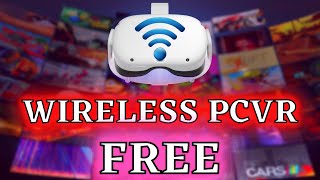 How to GET FREE WIRELESS PCVR Oculus Quest 2  ALVR  NO Virtual Desktop Needed [upl. by Novick]