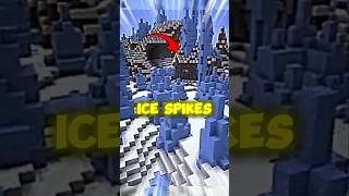 How Ice Spikes Came In Minecraft❓️ shorts minecraft [upl. by Trimmer]