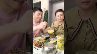 Funny Husband and Wife Yummy Food Eating Challenge 🍲🍲😋😋🤣🤣 Ep 65 [upl. by Winebaum134]