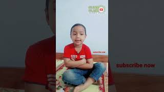 Child Saying kalema taiyeba bangla  কালেমা তাইয়্যেবা বাংলা অর্থ short [upl. by Derfliw]