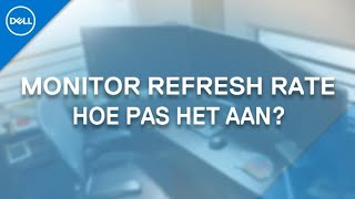 Monitor vernieuwingsfrequentie  refresh rate aanpassen in Windows 10 [upl. by Martell]