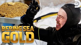 Chris’ Nets Half a Million in Gold for the Season  Bering Sea Gold  Discovery [upl. by Oxley203]