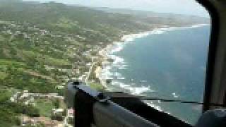 Barbados east coast helicopter ride [upl. by Erot]