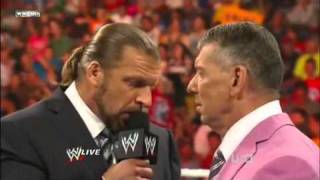 Triple H returns John Cena Stays amp Vince McMahon Gets Fired  WWE RAW 71811 HD [upl. by Best291]