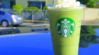 How to Make Starbucks Green Tea Frappuccino สตาร์บัค กรีนที แฟรบปูชิโน่ [upl. by Curran144]